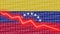 Venezuela economic growth progress chart report â€“ 3D Illustrations