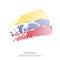 Venezuela flag with halftone effect.