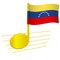 venezuela flag and musical note