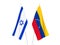 Venezuela and Israel flags