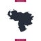 Venezuela Map. High detailed map vector in white background.