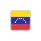 Venezuela national flag flat icon