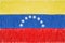 Venezuela painted flag