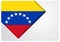 Venezuelan flag design background. Vector illustration.