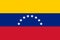 Venezuelan national flag, official flag of venezuela accurate colors