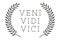 Veni Vidi Vici. Latin Quote Poster. Translation: I came, I saw, I conquered