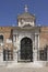 Venice Arsenale with lion statue