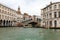 Venice. A bad weather before flooding. Rialto brig