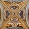 Venice - Baroque cupola of side chapel in Basilica di san Giovanni e Paolo church.