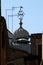 Venice, Basilica San Marco, detail of a dome with a Byzantine cr