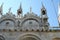 Venice, Basilica San Marco, detail of the facade