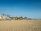 Venice Beach promenade, ocean walk, sunset, Los Angels, California, USA people gathering for music