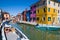 Venice, Burano island canal