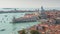 Venice campanile santa maria basilica panorama 4k time lapse italy