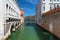 Venice canal, downtown architecture, Italy