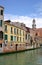 Venice canal and houses