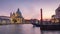 Venice canal santa maria della salute basilica panorama 4k time lapse italy