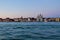 Venice city, ancient buildings, water and sea in Italy