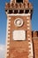 Venice, Clock tower of the Arsenal, sundial