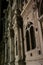 Venice, facade of the San Rocco School, at night