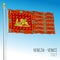 Venice, flag of the city and municipality, Veneto, Italy