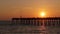 Venice, Florida. Fishermen enjoying vacation time on fishing pier. Seaside summer activities