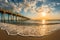 Venice Florida pier on the Gulf of Mexico