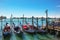 Venice with gondolas