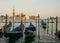 Venice with gondolas on Grand Canal