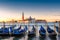 Venice gondolas on San Marco