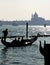 Venice - Gondolier - silhouette