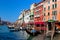 Venice Grand Canal and gondola small harbor