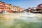 Venice Grand Canal and Realto bridge view