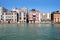 Venice houses facades and the grand canal in a sunny day, Italy