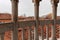 Venice, Italy, 03.31.2024: The spiral staircase most impressive and valuable in Venice. Scala Contarini del Bovolo