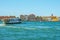 Venice, Italy - 16.08.2018: Colorful houses on the island of Giudecca, Venice Italy