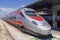 VENICE, ITALY-APRIL 22, 2017: Trenitalia high speed trains train trains at the Venice St. Lucia railway station