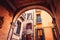 Venice, Italy. Arch with traditional venetian historic building. in 