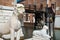 Venice, Italy. Architectural styles detail. Main Arsenale entrance. Venetian lion.