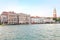 VENICE,ITALY-CIRCA JUNE 2012:Canal Grande and la Biennale building in the historical city of Venice in Italy, famous UNESCO World