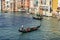 VENICE, ITALY/EUROPE - OCTOBER 12 : Gondoliers plying their trad