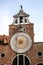 VENICE, ITALY/EUROPE - OCTOBER 26 :Sun clock on a building in Venice on October 26, 2006