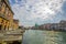 VENICE, ITALY - JUNE 18, 2015: Nice view in the afternoon of Venice, big church in the middle and lots of pinturesque