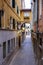 Venice, Italy - June 22, 2023: Narrow streets of Venice