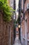 Venice, Italy - June 22, 2023: Narrow streets of Venice