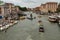 Venice Italy. May 15, 2018. View of the canals of Venice transited by boats. Numerous typical Renaissance buildings. Maritime