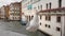 VENICE, Italy - May 2019: huge seagull posing against the backdrop of the Grand Canal. Slow motion