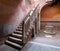 Venice Italy. Open stairway and partially enclosed courtyard at the House of Carlo Goldoni