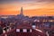 Venice, Italy Rooftop Skyline at Dusk