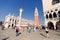 VENICE, ITALY - SEPTEMBER 19, 2015: Piazza San Marko in Venice,